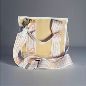 Steve Madden Cream and White Crossbody Bag